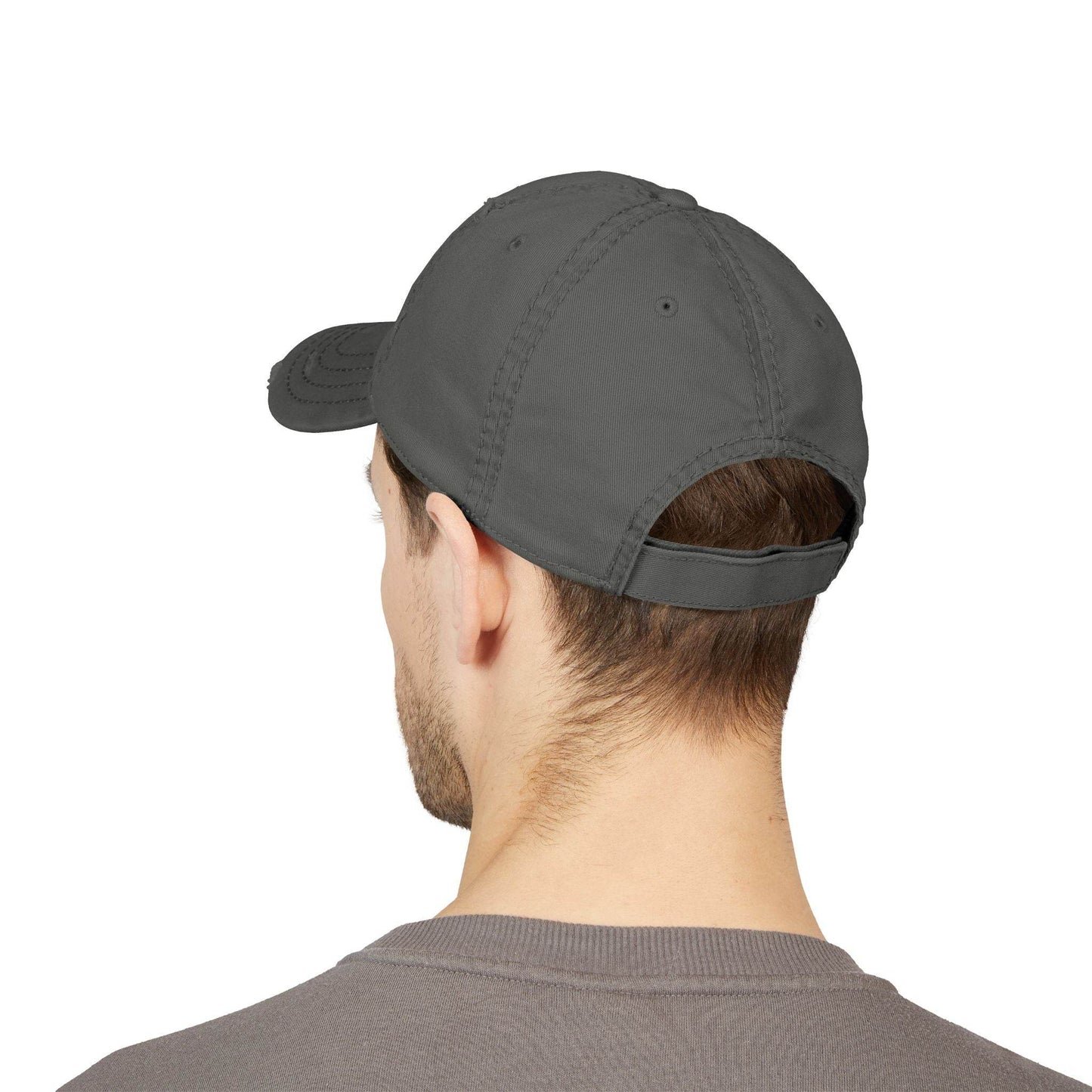 Dad Hat - Tseva Logo Distressed Embroidery Cap - Tseva Clothing Co.