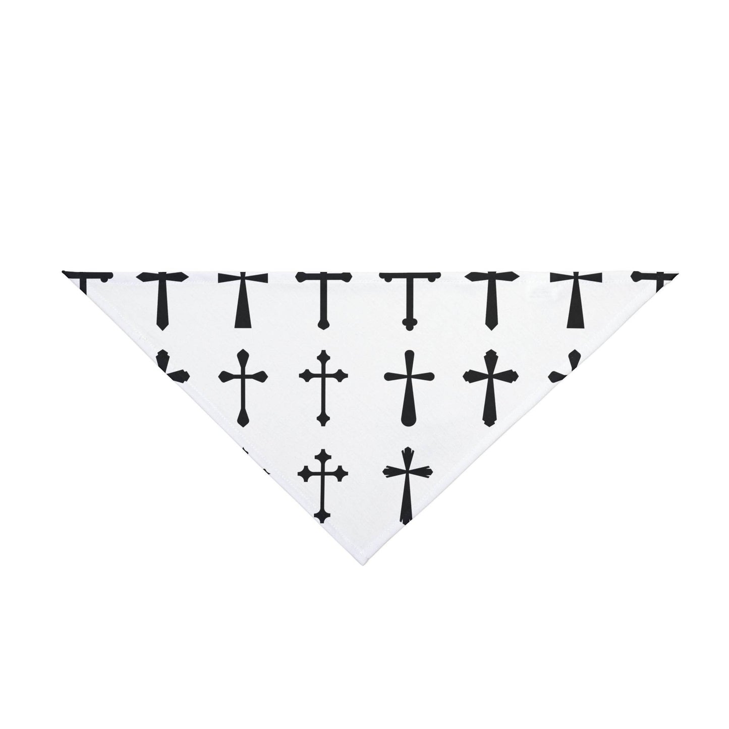 Cross Print Clip-on Pet Bandana - Tseva Clothing Co.