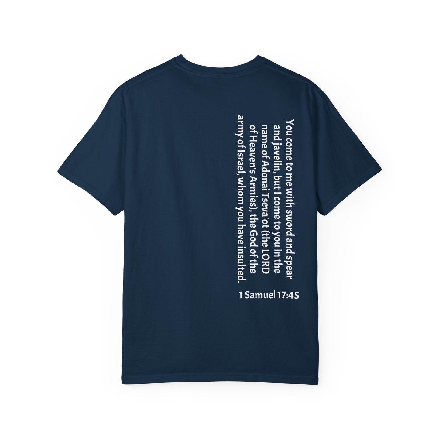 Tseva Clothing Branded T-Shirt - Dark 1 Samuel 17:45 Heaven's Army