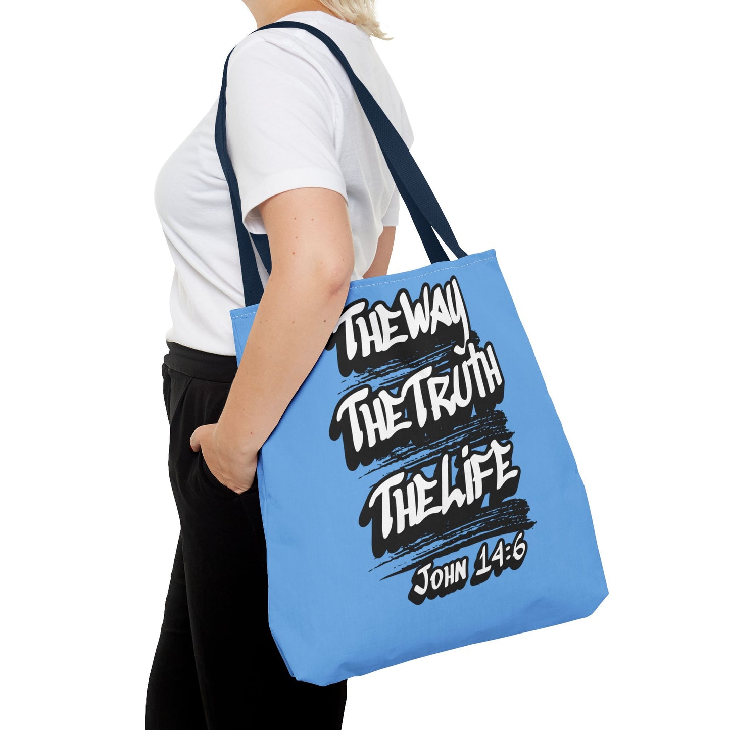 "The Way The Truth The Life" John 14:6 Canvas Tote