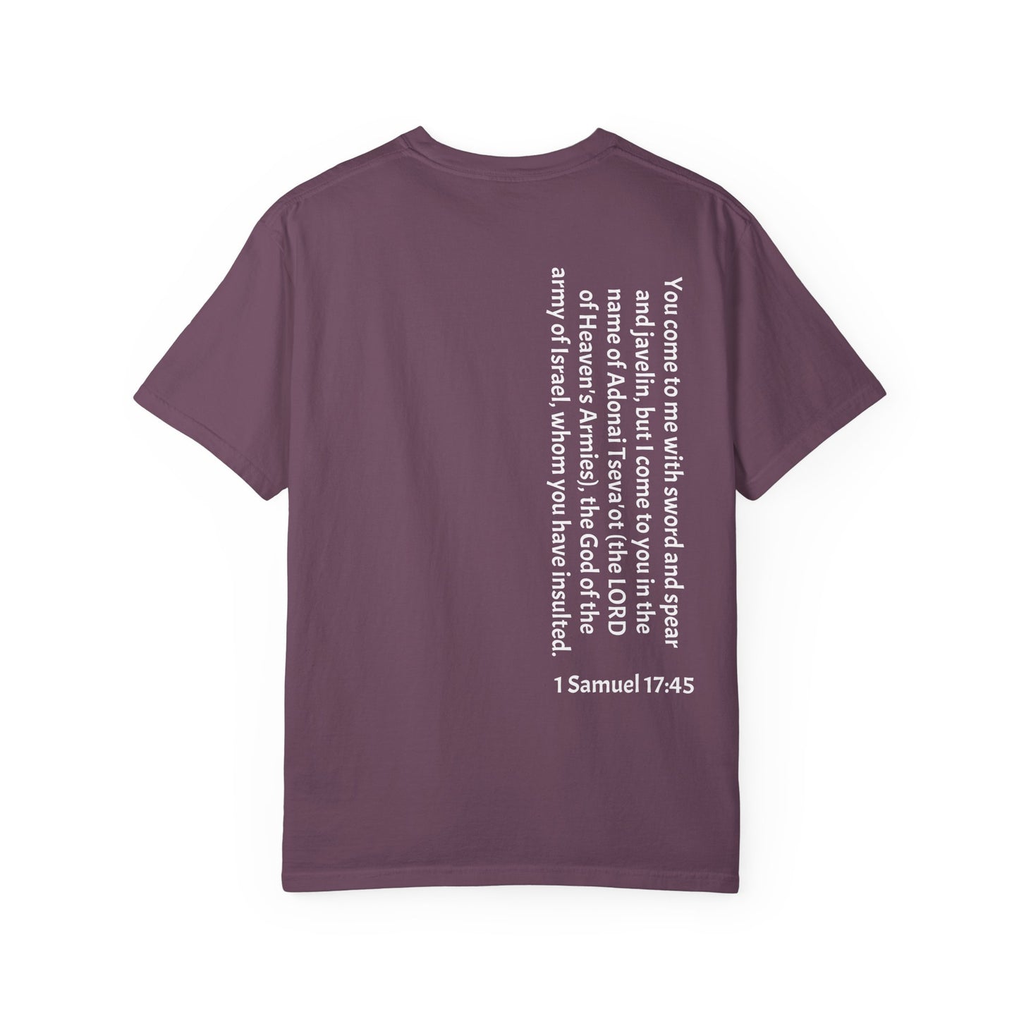 Tseva Clothing Branded T-Shirt - Dark 1 Samuel 17:45 Heaven's Army