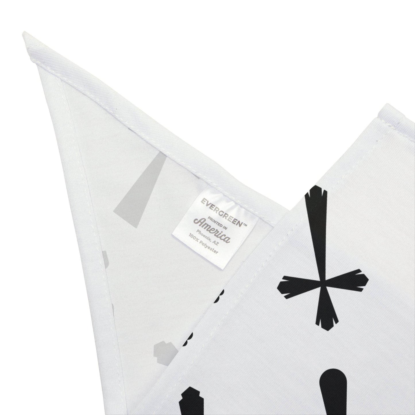 Cross Print Clip-on Pet Bandana - Tseva Clothing Co.