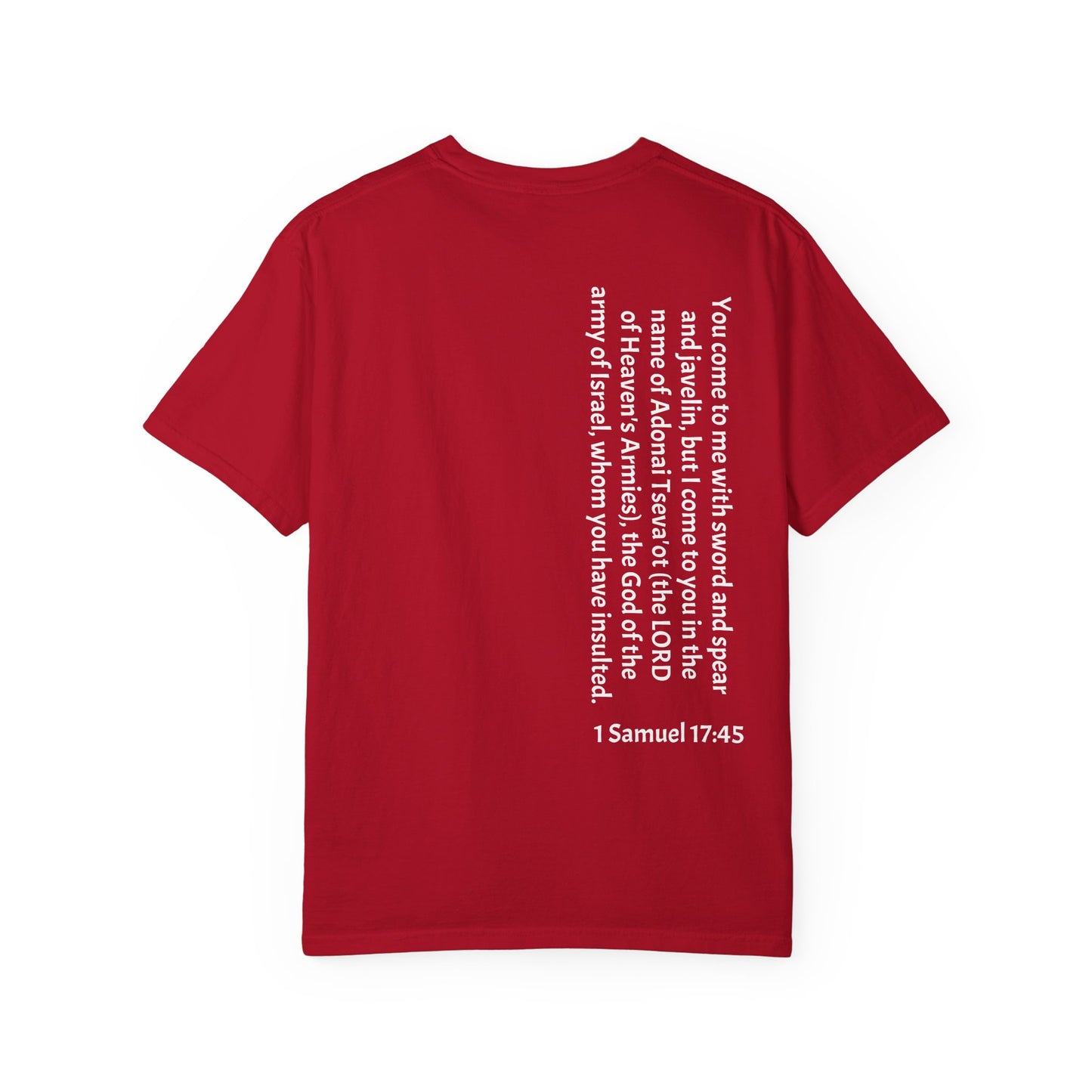 Tseva Clothing Branded T-Shirt - Dark 1 Samuel 17:45 Heaven's Army