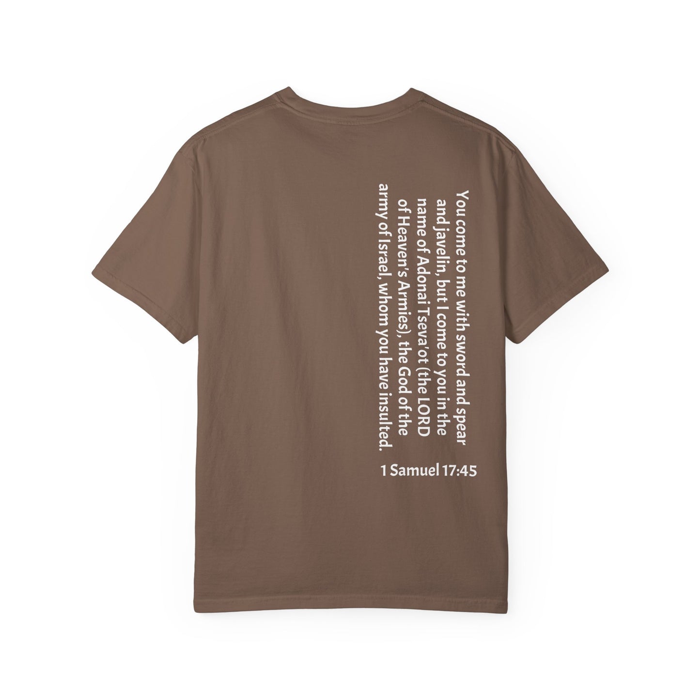 Tseva Clothing Branded T-Shirt - Dark 1 Samuel 17:45 Heaven's Army