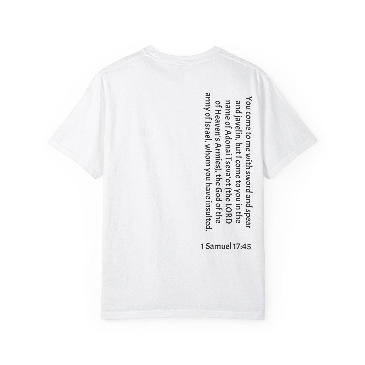 Tseva Clothing Branded T-Shirt- Light 1 Samuel 17:45 - Tseva Clothing Co.