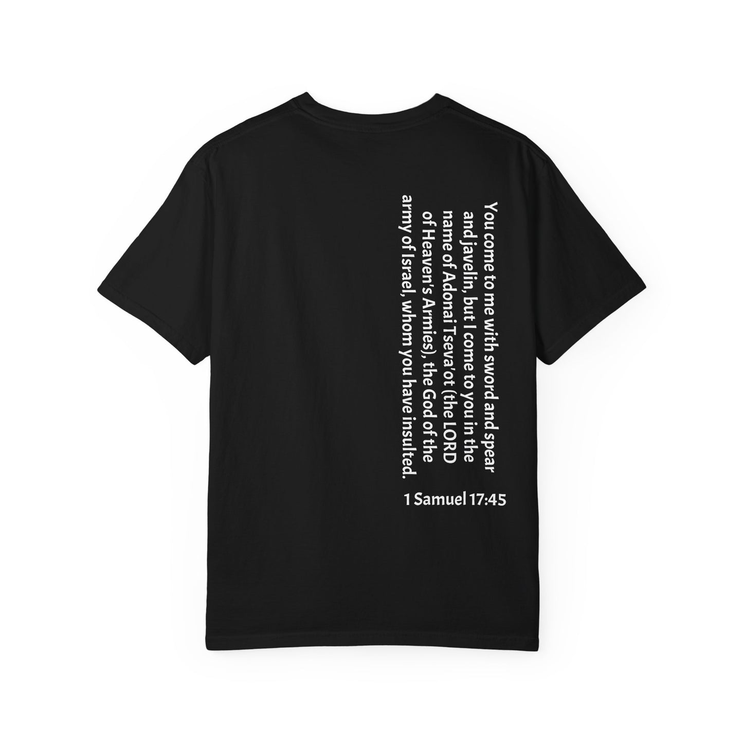 Tseva Clothing Branded T-Shirt - Dark 1 Samuel 17:45 Heaven's Army
