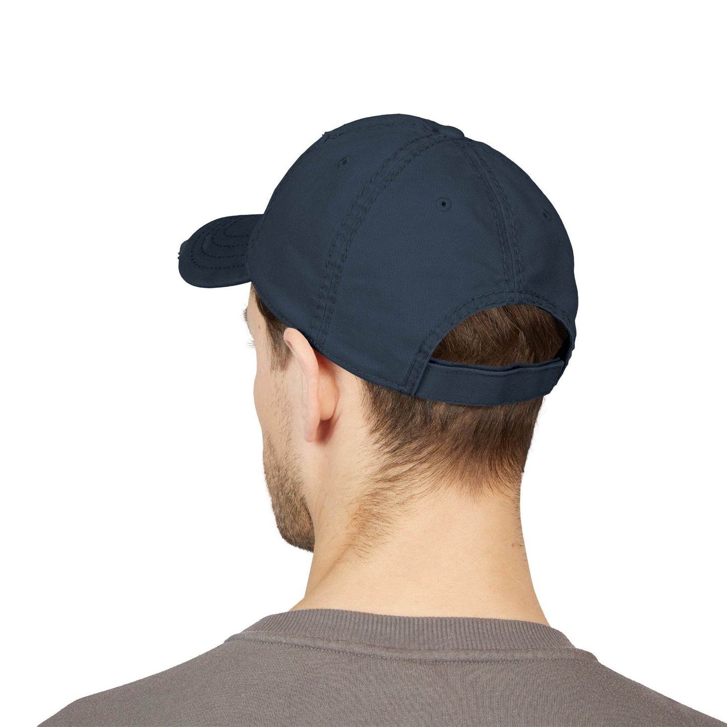 Dad Hat - Tseva Logo Distressed Embroidery Cap - Tseva Clothing Co.