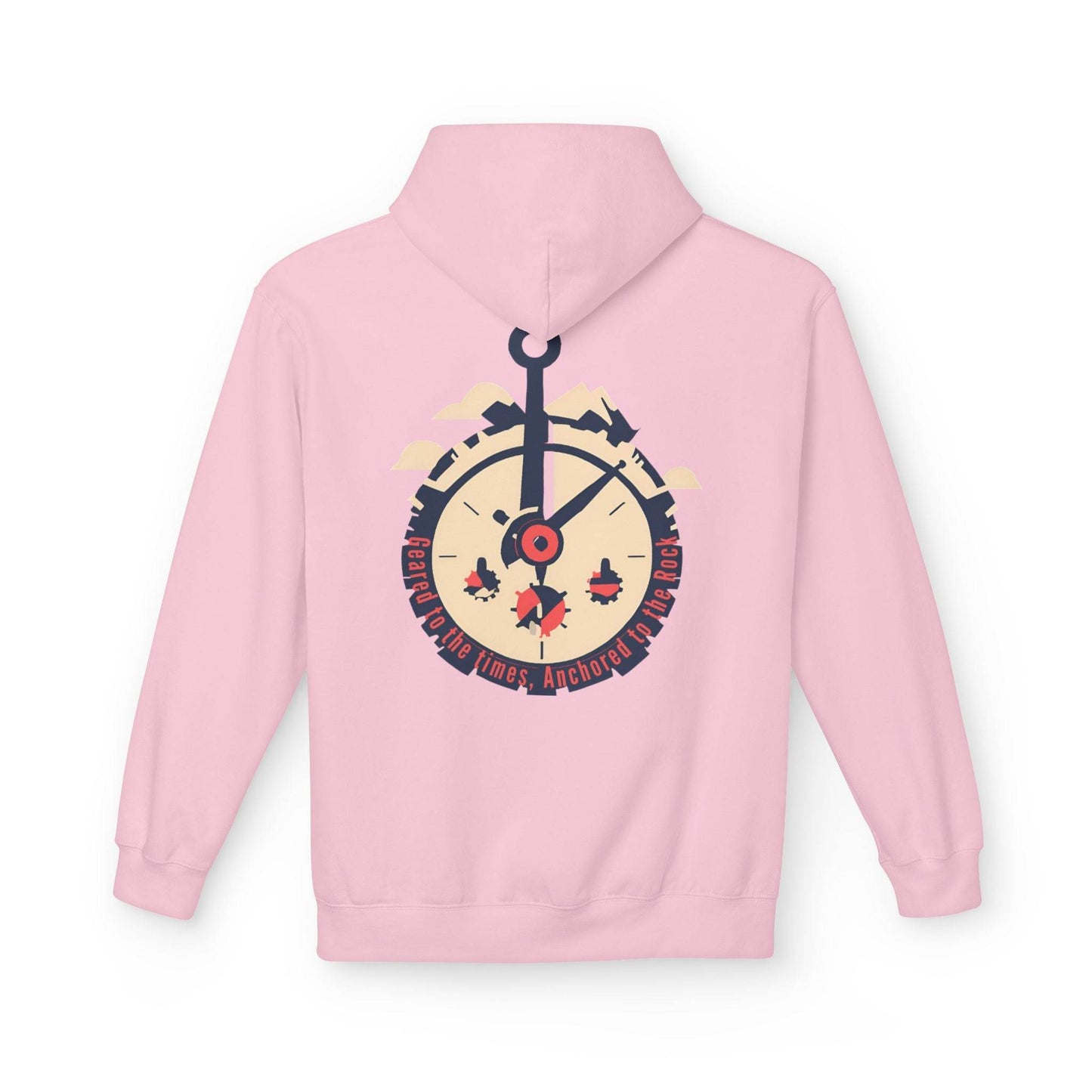 Geared to the Times Anchored to the Rock Hoodie - Tseva Clothing Co.