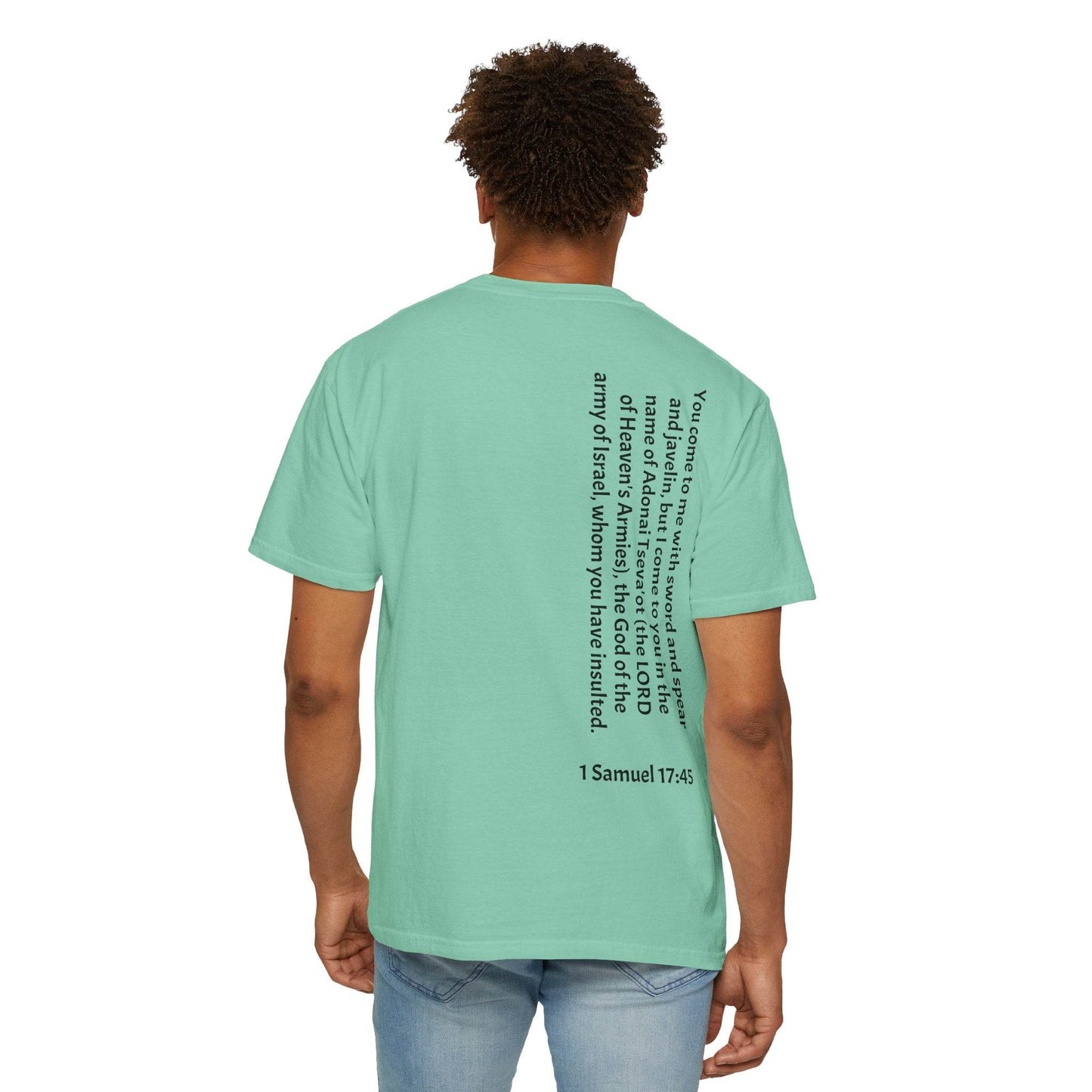 Tseva Clothing Branded T-Shirt- Light 1 Samuel 17:45 - Tseva Clothing Co.