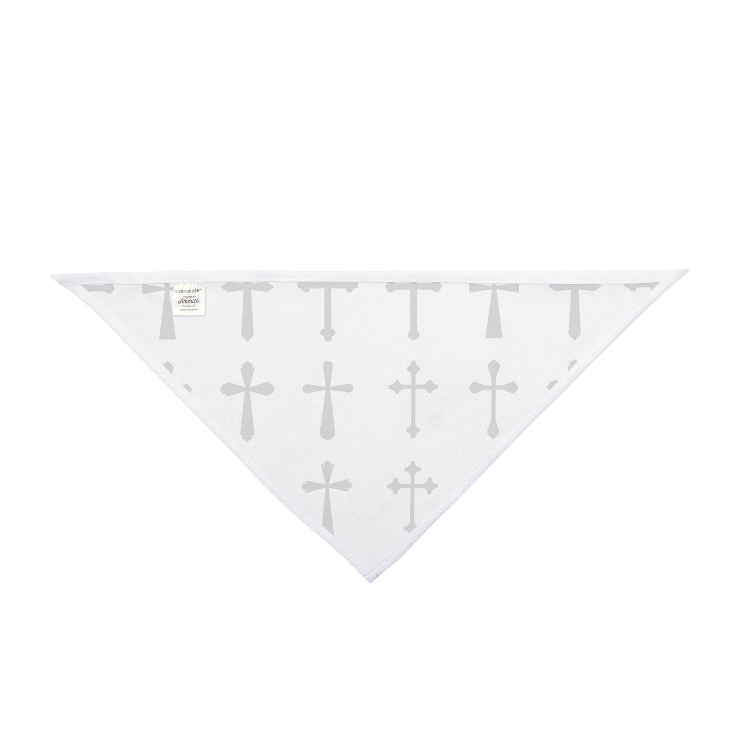 Cross Print Clip-on Pet Bandana - Tseva Clothing Co.