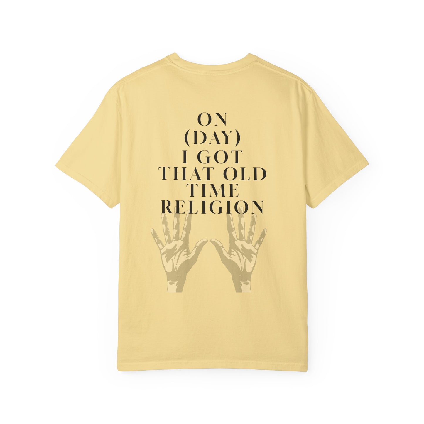Personalized 'Old Time Religion' Custom Day of the Week and Year