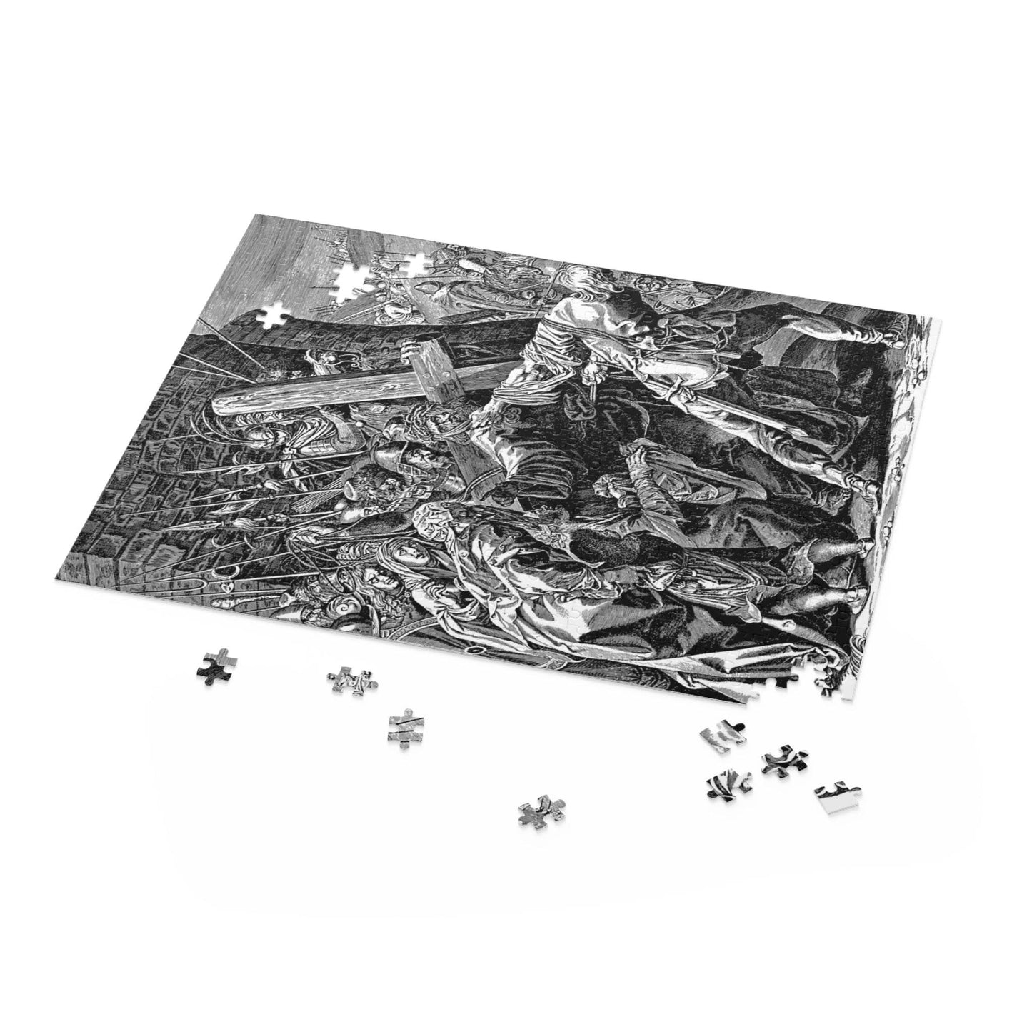 Weight of the Cross Jigsaw Puzzle - 120, 252 or 500 Piece - Tseva Clothing Co.