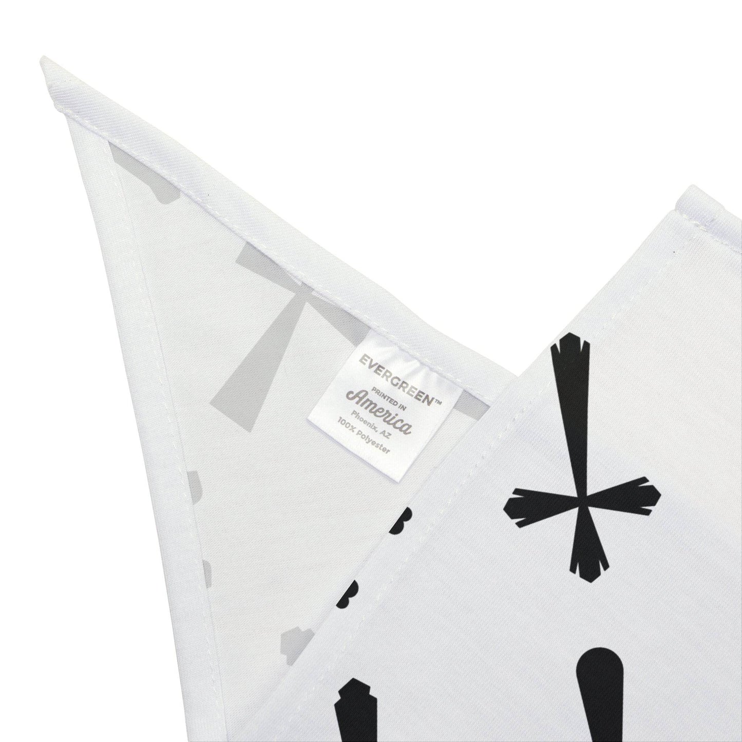 Cross Print Clip-on Pet Bandana - Tseva Clothing Co.
