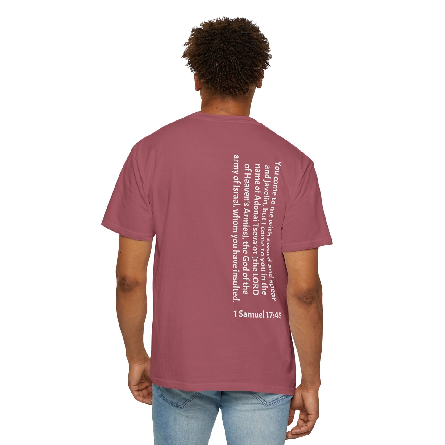 Tseva Clothing Branded T-Shirt - Dark 1 Samuel 17:45 Heaven's Army