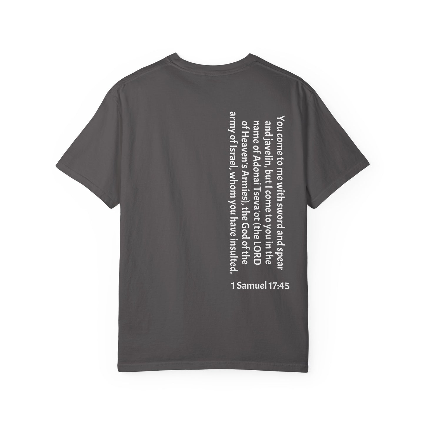 Tseva Clothing Branded T-Shirt - Dark 1 Samuel 17:45 Heaven's Army