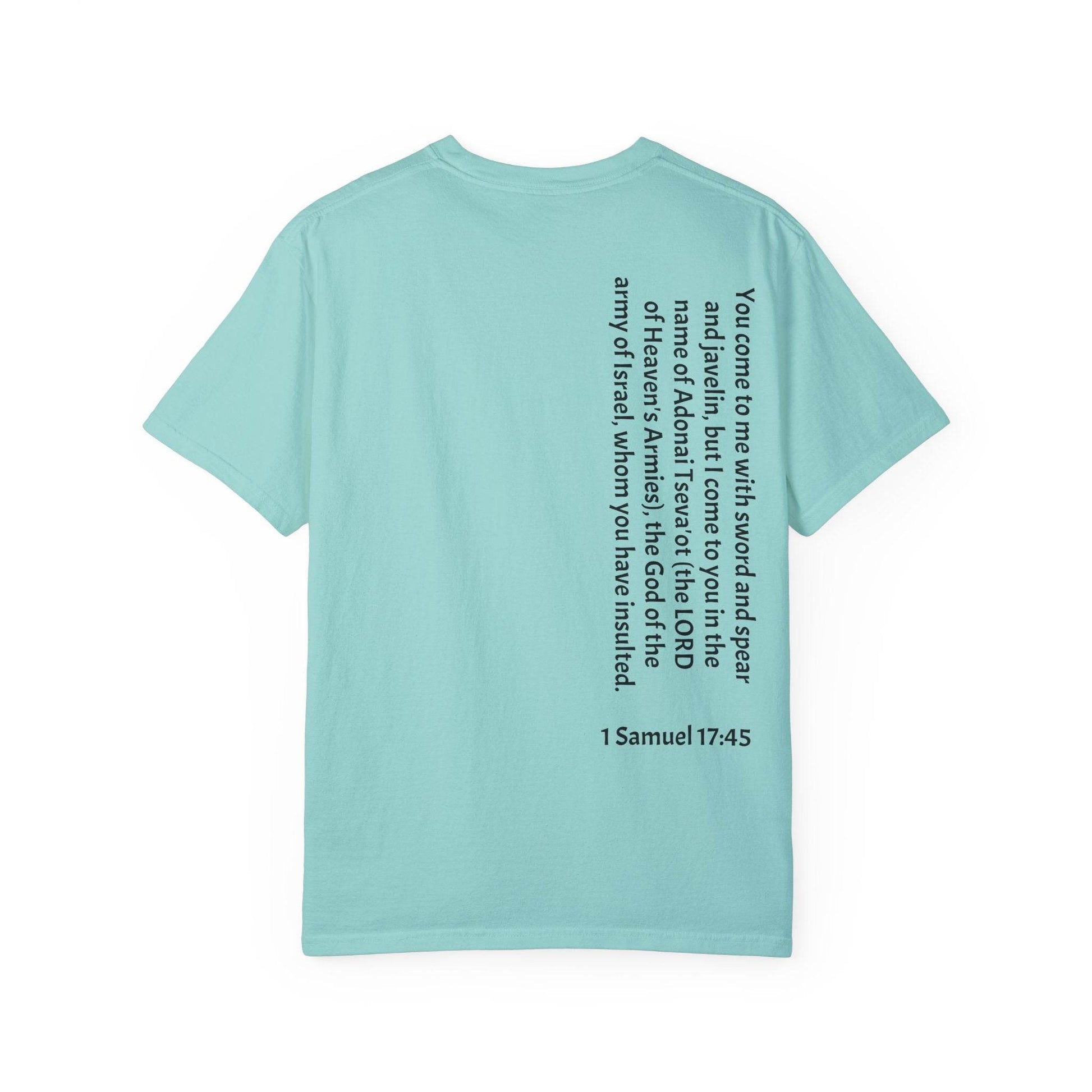 Tseva Clothing Branded T-Shirt- Light 1 Samuel 17:45 - Tseva Clothing Co.