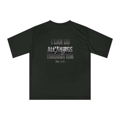 Moisture Wicking Philippians 4:13 - I Can Do All Things Performance Gym Workout T-Shirt - Tseva Clothing Co.