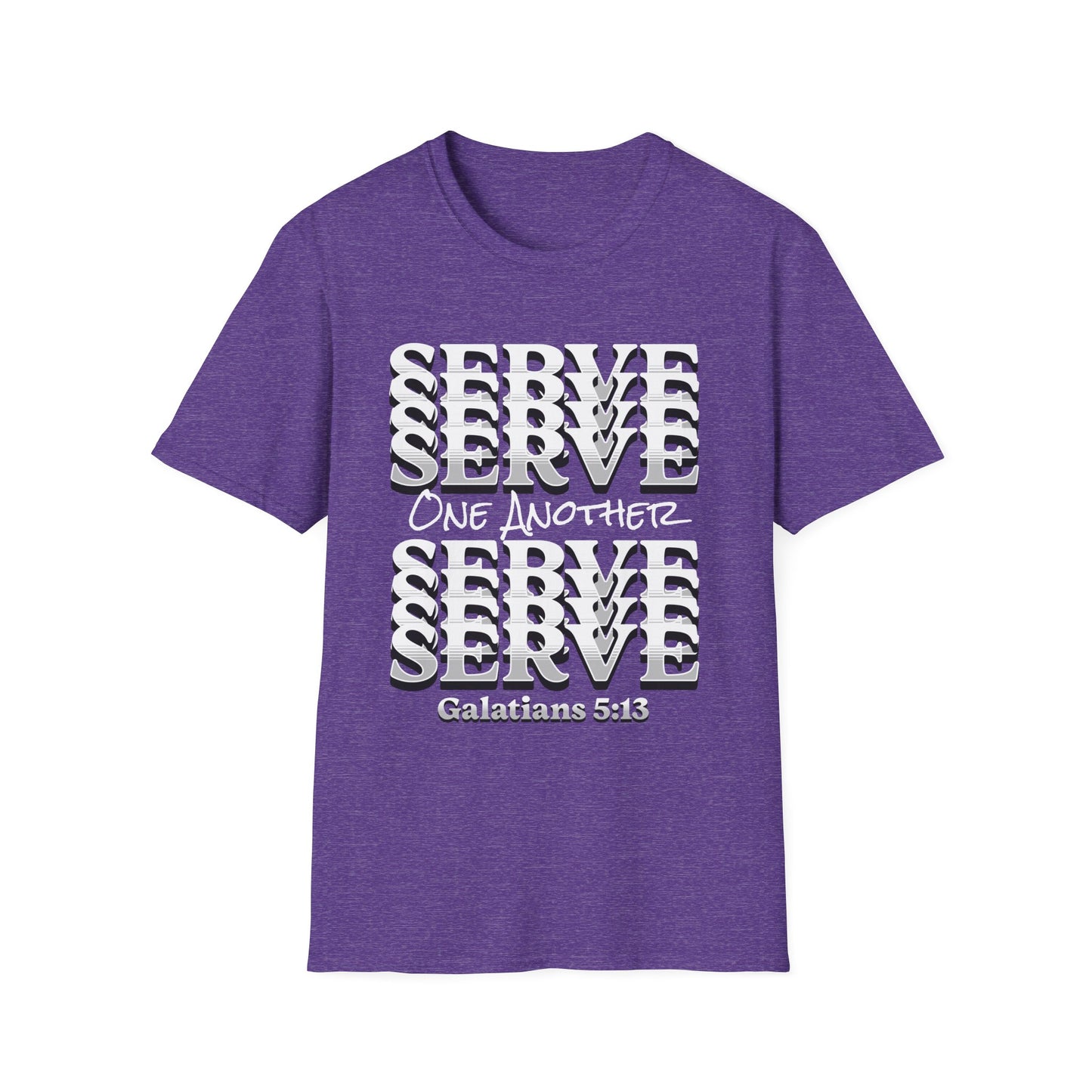 Serve One Another T-Shirt — Galatians 5:13 Christian Tee