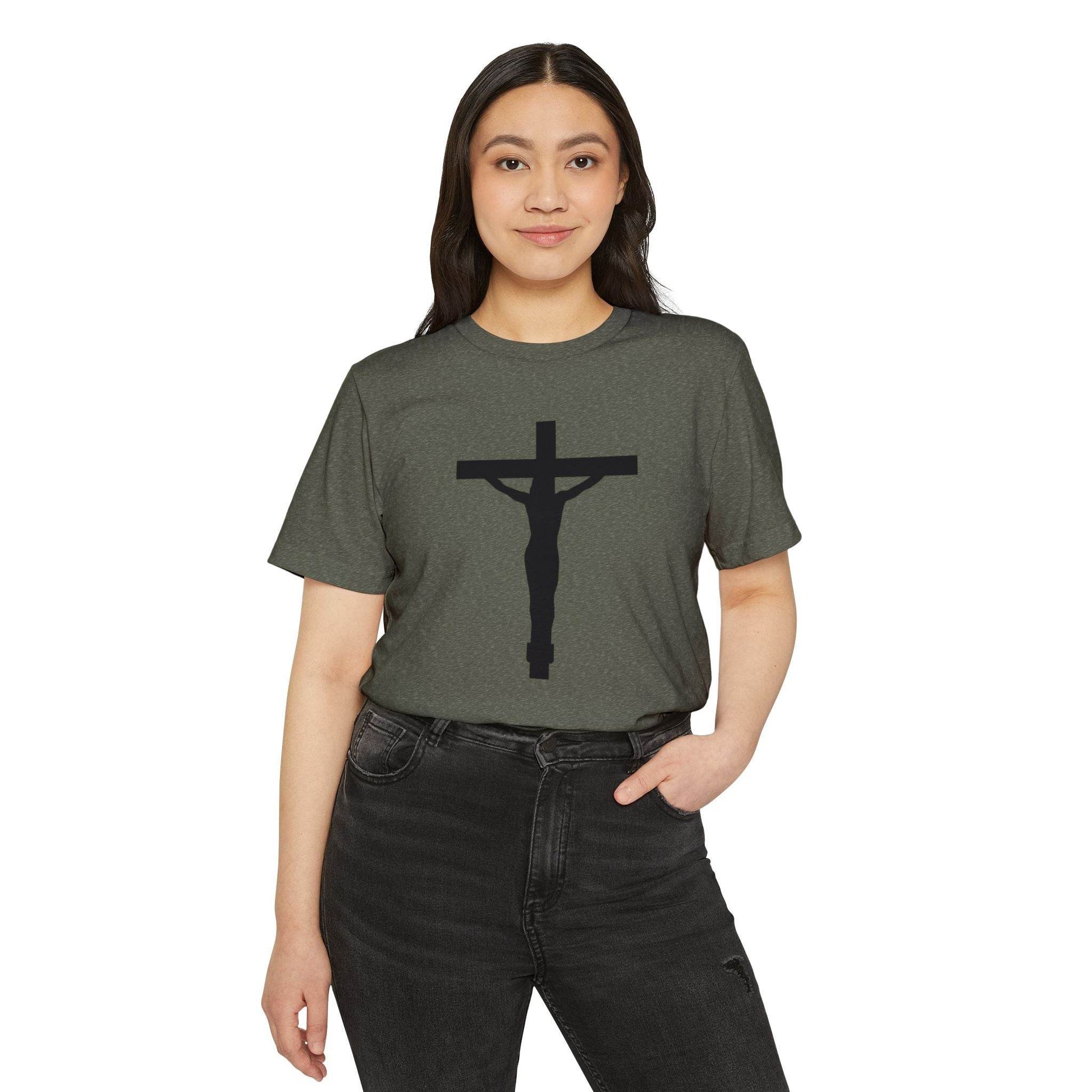 Classic Crucifix T-Shirt - Eco-Friendly - Tseva Clothing Co.