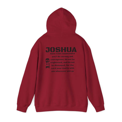 Joshua 1:9 Oversized Fleeced Hoodie - Tseva Clothing Co.
