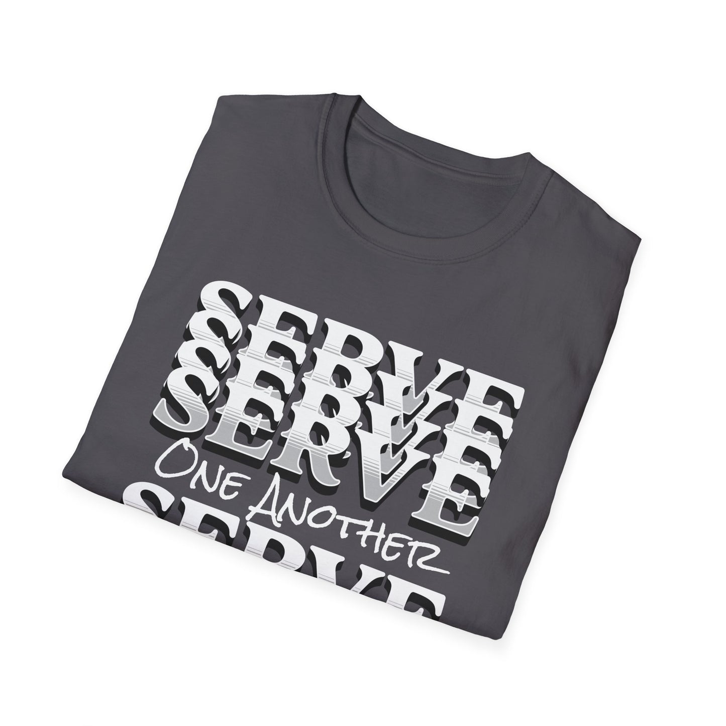 Serve One Another T-Shirt — Galatians 5:13 Christian Tee