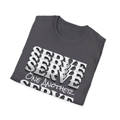 Serve One Another T-Shirt — Galatians 5:13 Christian Tee