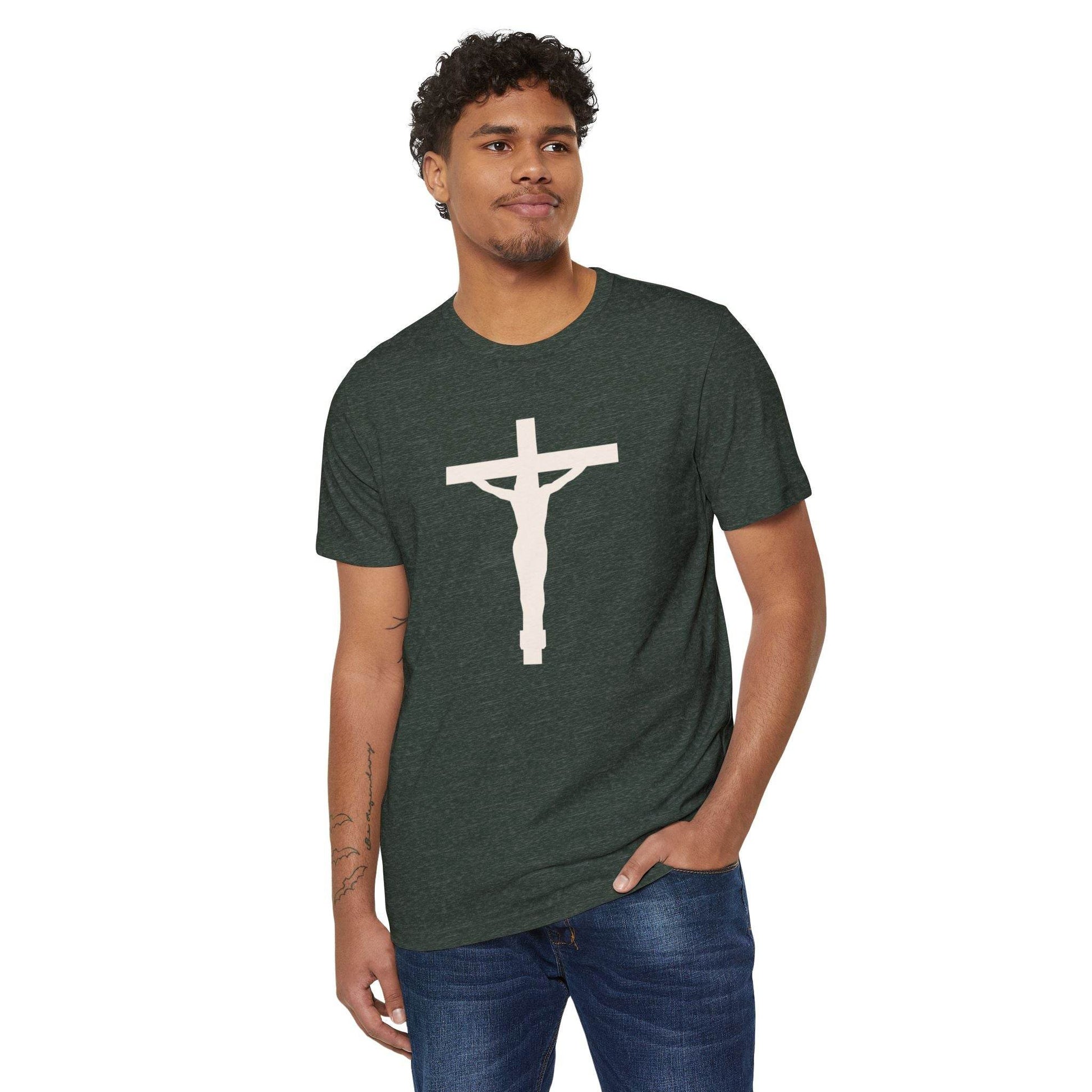 Classic Crucifix T-Shirt - Eco-Friendly - Tseva Clothing Co.