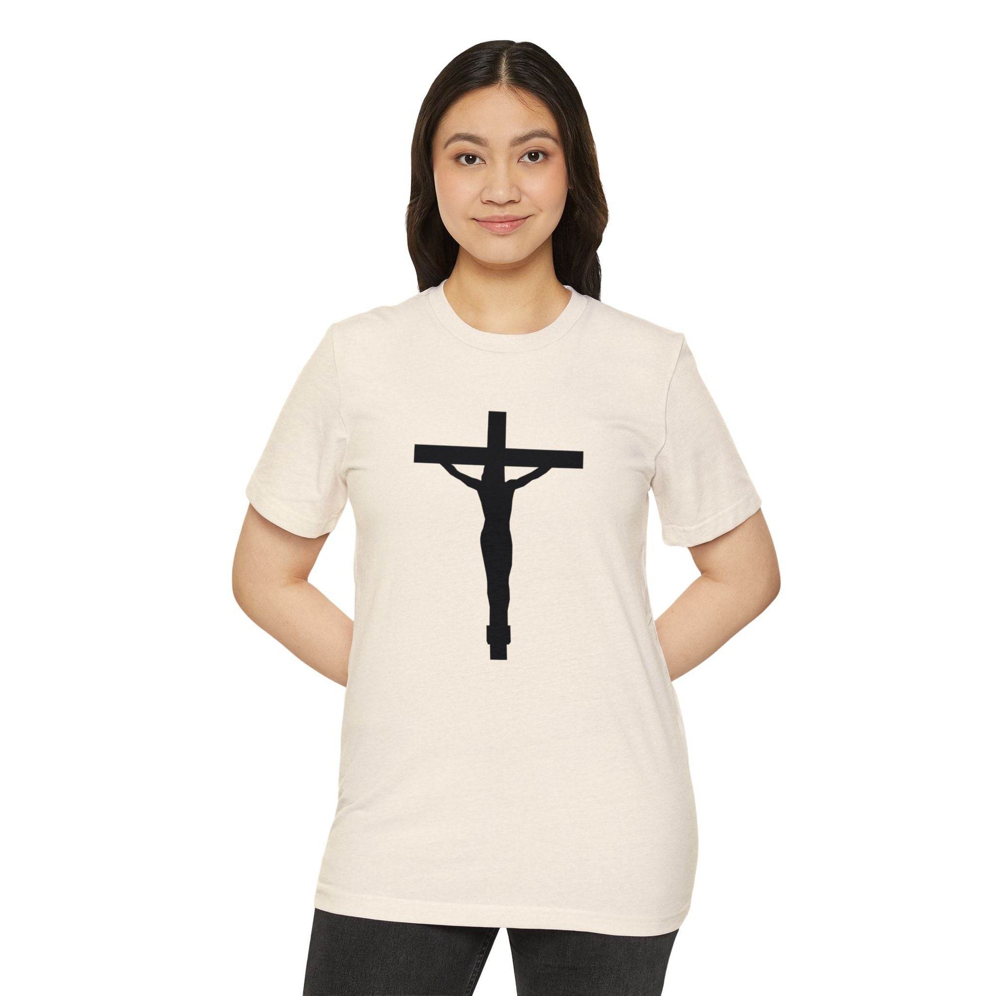 Classic Crucifix T-Shirt - Eco-Friendly - Tseva Clothing Co.