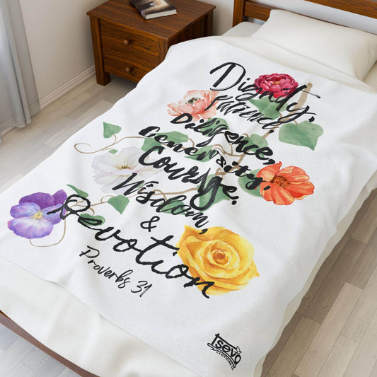 Proverbs 31 - 7 Virtues Blanket - Tseva Clothing Co.