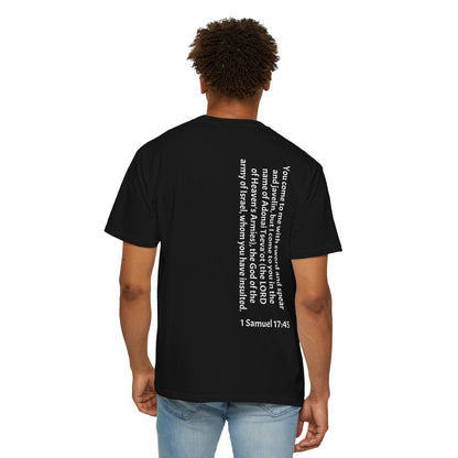 Tseva Clothing Branded T-Shirt - Dark 1 Samuel 17:45 Heaven's Army