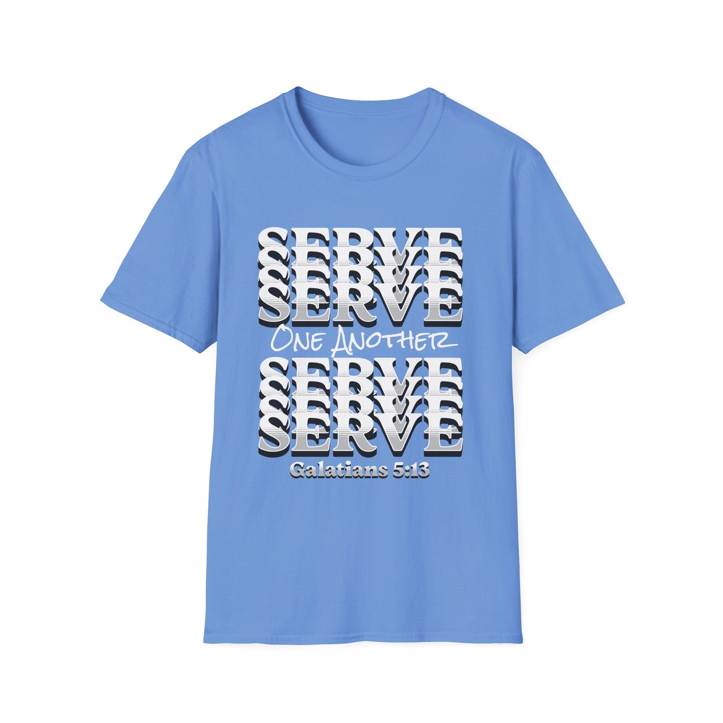 Serve One Another T-Shirt — Galatians 5:13 Christian Tee