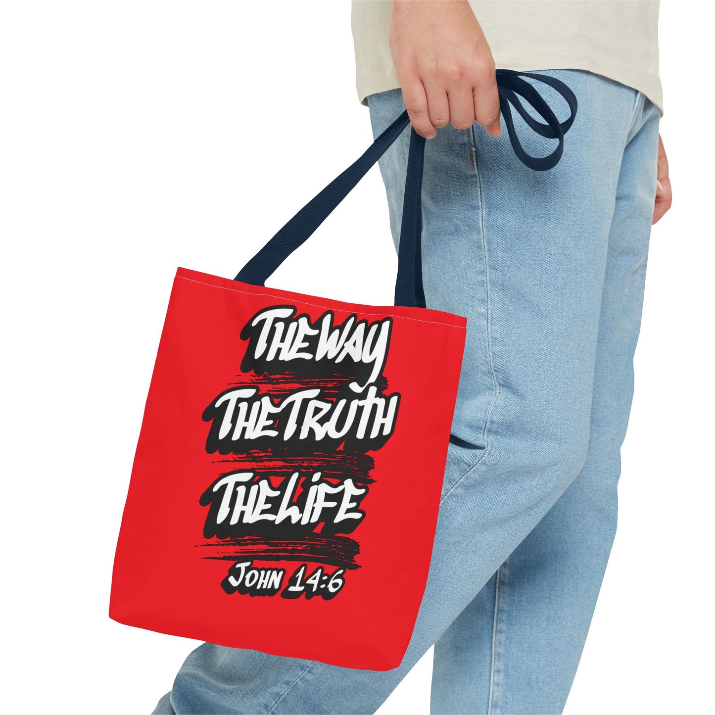 "The Way The Truth The Life" John 14:6 Canvas Tote