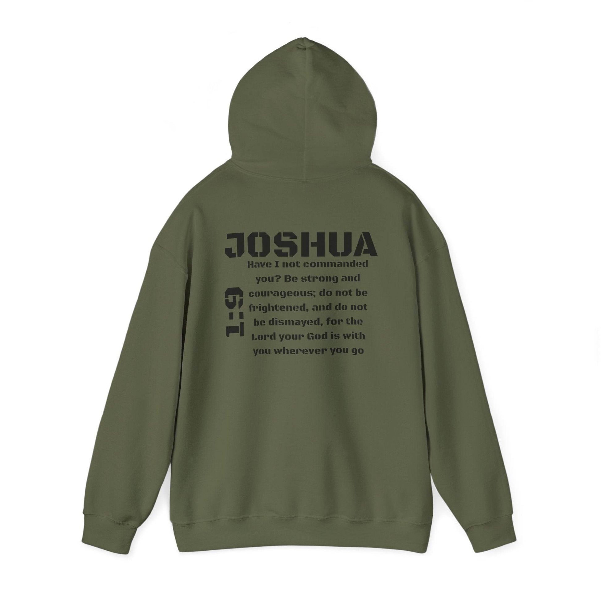 Joshua 1:9 Oversized Fleeced Hoodie - Tseva Clothing Co.