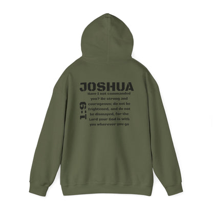 Joshua 1:9 Oversized Fleeced Hoodie - Tseva Clothing Co.