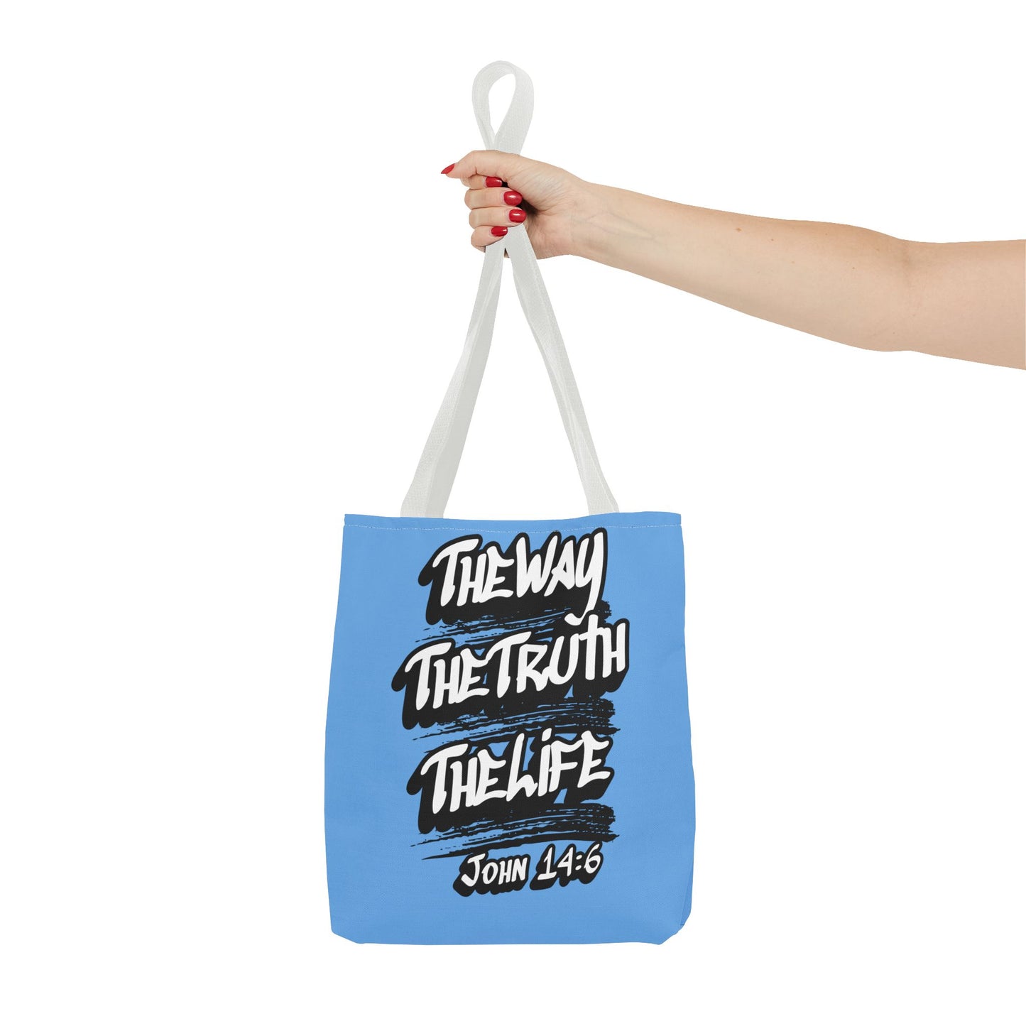 "The Way The Truth The Life" John 14:6 Canvas Tote