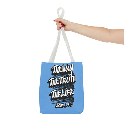 "The Way The Truth The Life" John 14:6 Canvas Tote