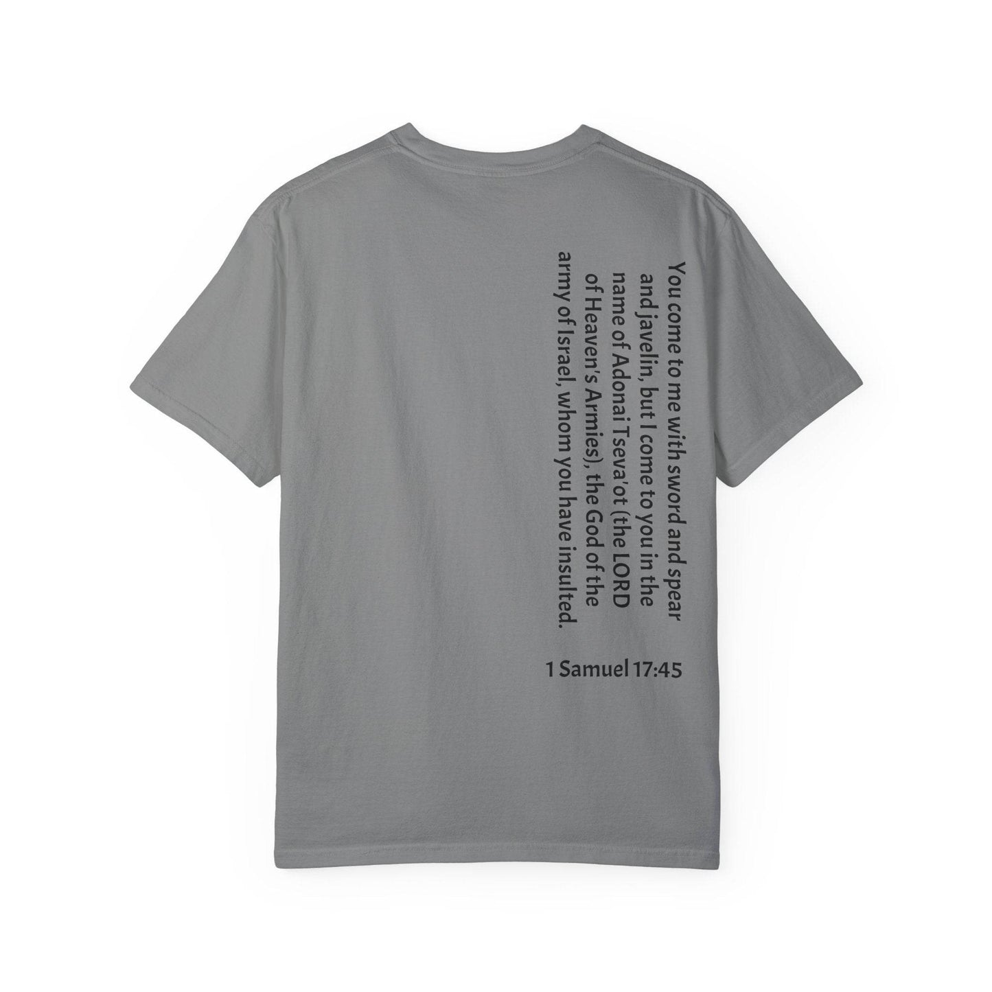 Tseva Clothing Branded T-Shirt- Light 1 Samuel 17:45 - Tseva Clothing Co.