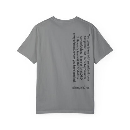 Tseva Clothing Branded T-Shirt- Light 1 Samuel 17:45 - Tseva Clothing Co.