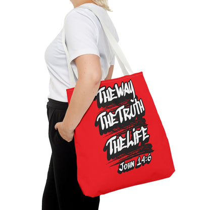 "The Way The Truth The Life" John 14:6 Canvas Tote