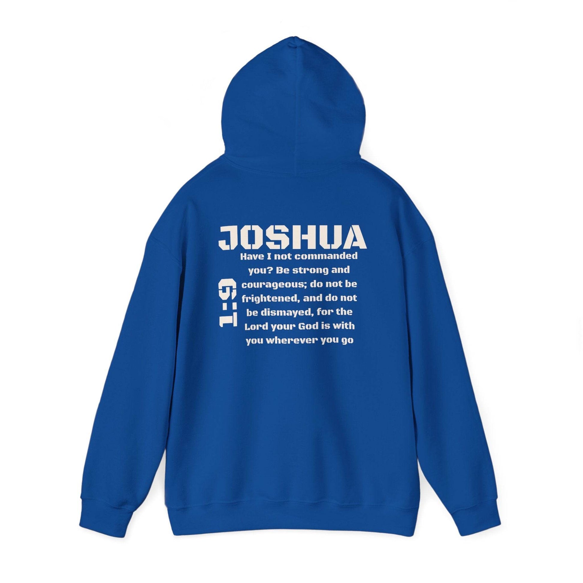 Joshua 1:9 Oversized Fleeced Hoodie - Tseva Clothing Co.