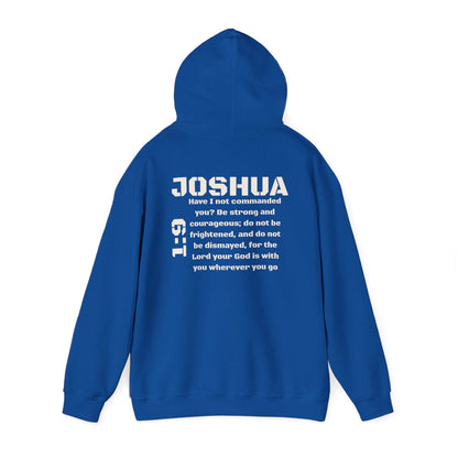 Joshua 1:9 Oversized Fleeced Hoodie - Tseva Clothing Co.