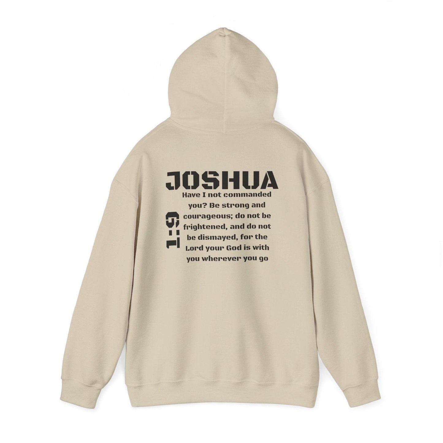 Joshua 1:9 Oversized Fleeced Hoodie - Tseva Clothing Co.