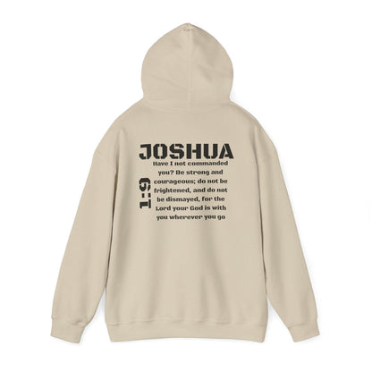 Joshua 1:9 Oversized Fleeced Hoodie - Tseva Clothing Co.