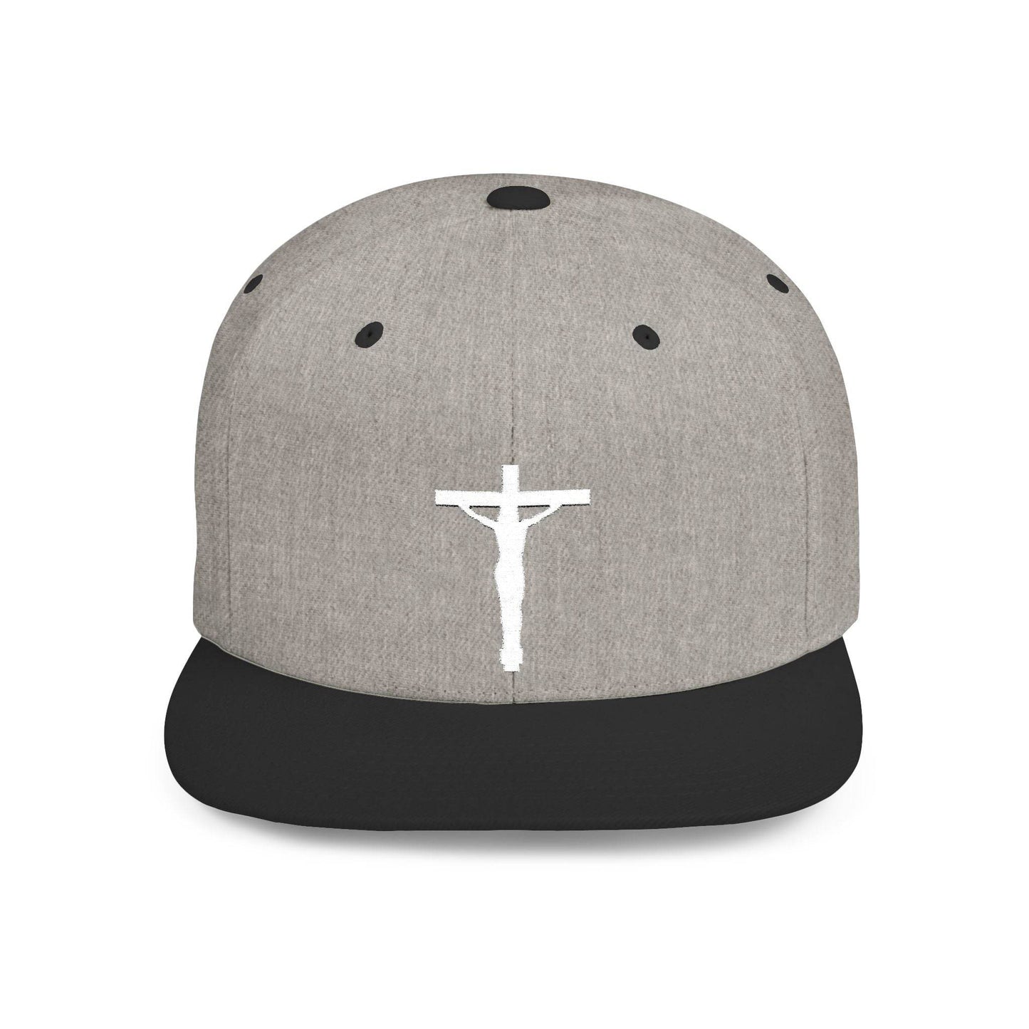 Crucifix Flat Bill Snapback Cap - Tseva Clothing Co.