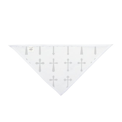 Cross Print Clip-on Pet Bandana - Tseva Clothing Co.