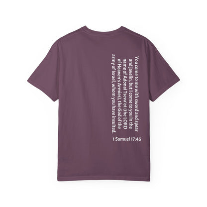 Tseva Clothing Branded T-Shirt - Dark 1 Samuel 17:45 Heaven's Army
