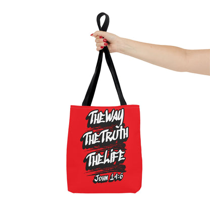 "The Way The Truth The Life" John 14:6 Canvas Tote