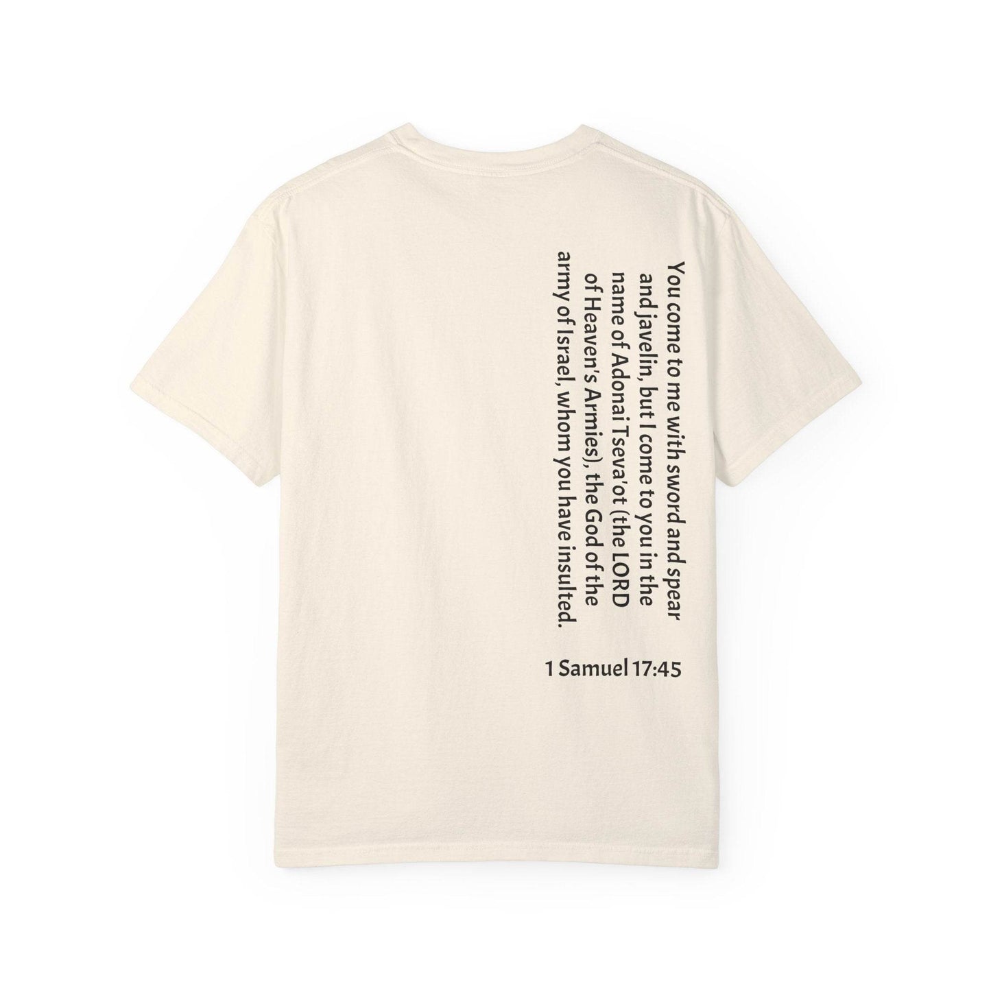 Tseva Clothing Branded T-Shirt- Light 1 Samuel 17:45 - Tseva Clothing Co.