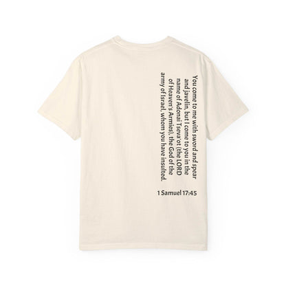 Tseva Clothing Branded T-Shirt- Light 1 Samuel 17:45 - Tseva Clothing Co.