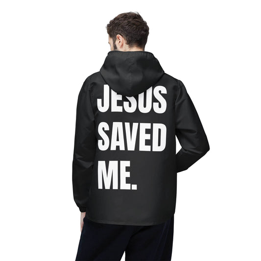 “JESUS SAVED ME” Windbreaker - Tseva Clothing Co.